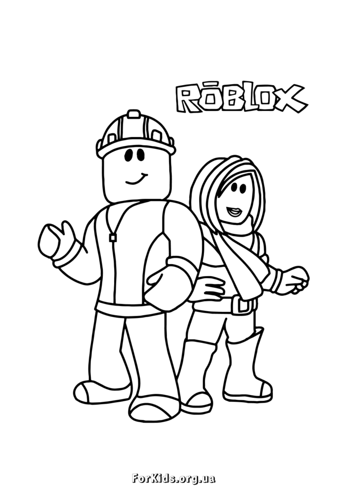 розмальовки roblox (роблокс)