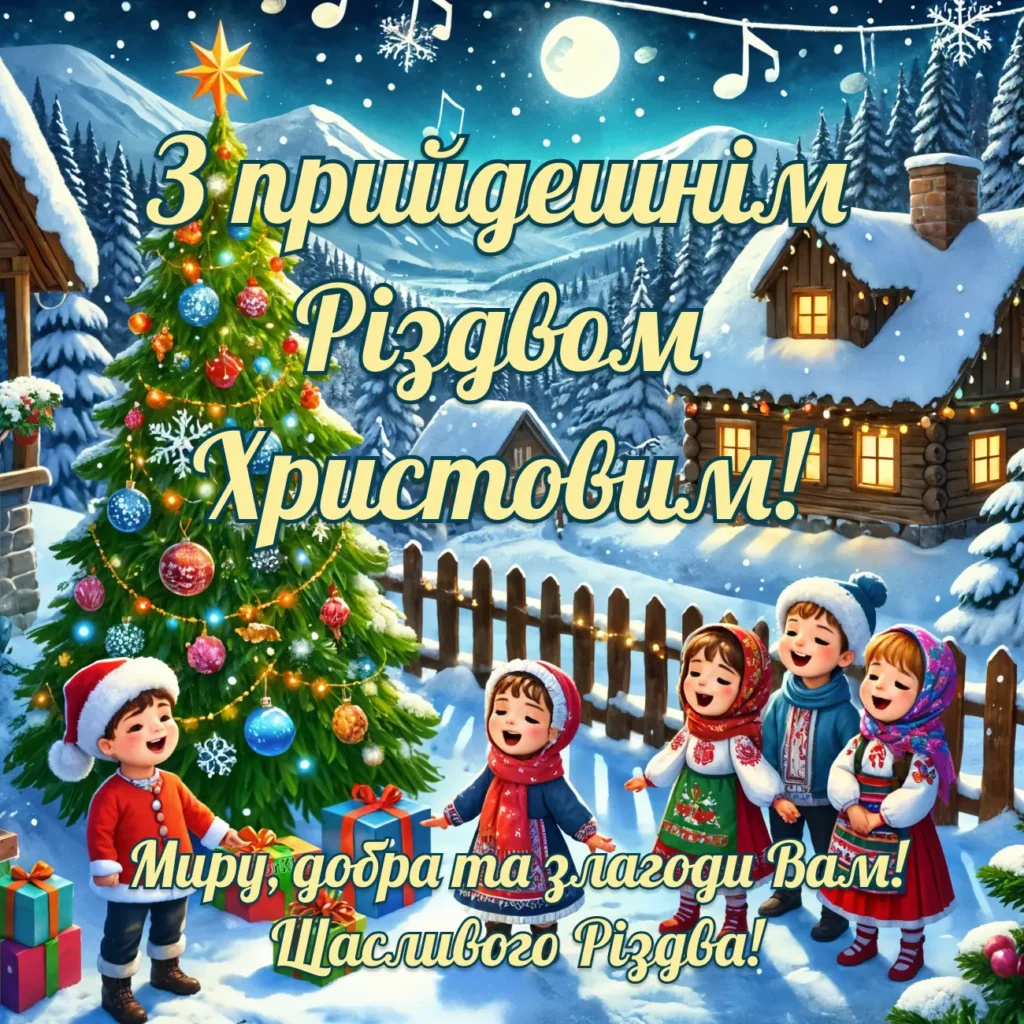 З наступаючим Різдвом Христовим