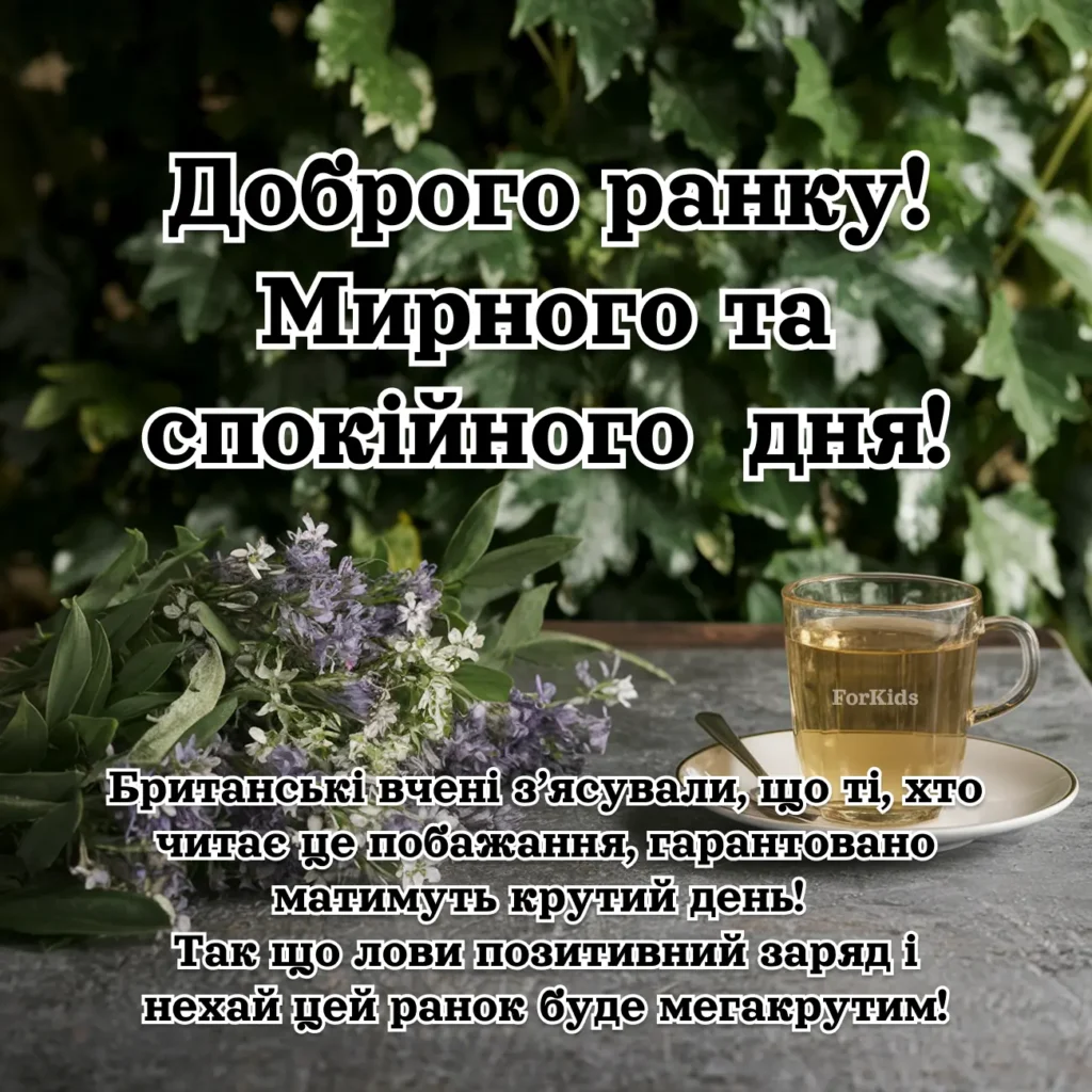 Листівка доброго ранку із прикольним побажанням