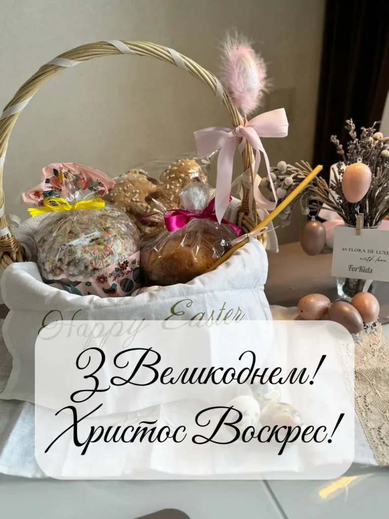 Христос Воскрес. Нова стильна листівка з Великоднем 2025