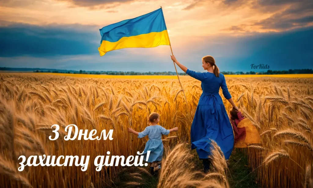 Привітання з Днем захисту дітей