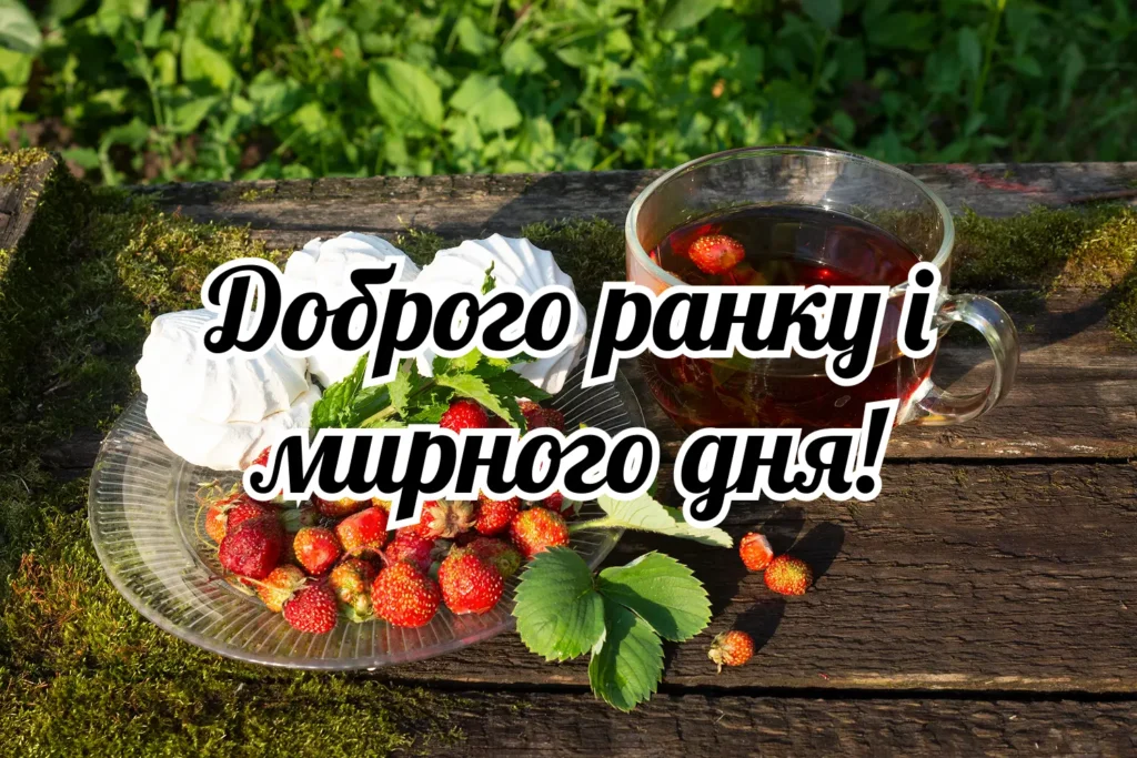 Доброго ранку, мирного дня
